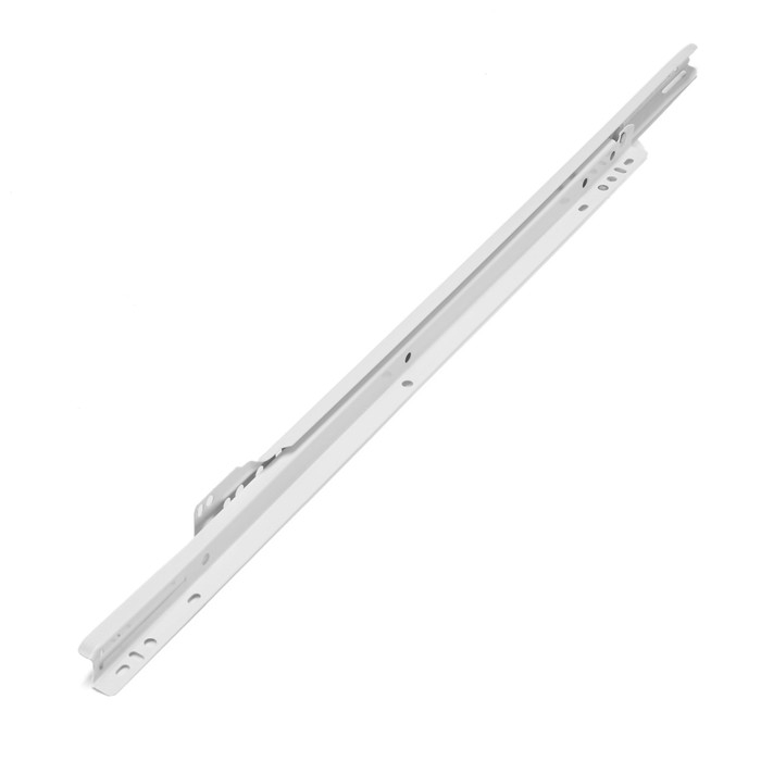 Роликовые направляющие ТУНДРА, L=500 мм, толщина 0,8 мм, белые, 2 шт. Роликовые направляющие ТУНДРА, L=500 мм, толщина 0,8 мм, белые, 2 шт.