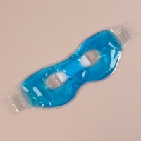 Маска для лица гидрогелевая, охлаждающая/согревающая, 23 × 10 × 0,5 см, цвет синий Маска для лица гидрогелевая, охлаждающая/согревающая, 23 × 10 × 0,5 см, цвет синий