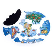 Пазл магнитный &laquo;6 континентов&raquo;