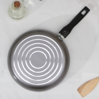 Сковорода Discovery, d=24 см, стеклянная крышка, съёмная ручка, антипригарное покрытие, цвет серый Сковорода Discovery, d=24 см, стеклянная крышка, съёмная ручка, антипригарное покрытие, цвет серый