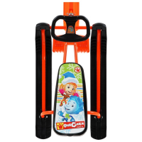 Снегокат &laquo;Тимка спорт 2 Фиксики&raquo;, ТС2/Ф12, цвет оранжевый/чёрный