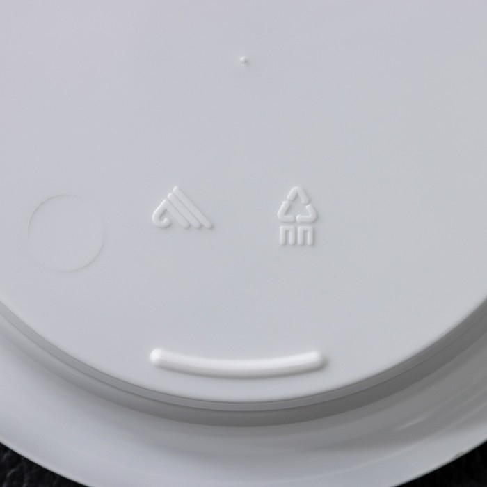 Горшок для цветов с поддоном &laquo;Виола&raquo;, 1 л, пластиклвый, цвет белый