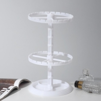 Подставка для украшений &laquo;Карусель&raquo; универсальная, 16&times;16&times;28 см, цвет белый