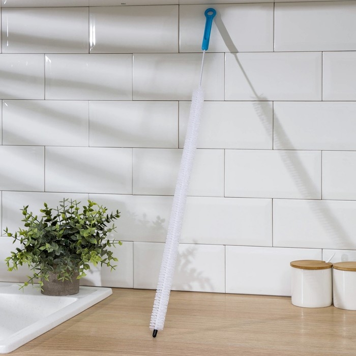 Ёрш чистящий гибкий Доляна, 71&times;2,5 см, цвет МИКС