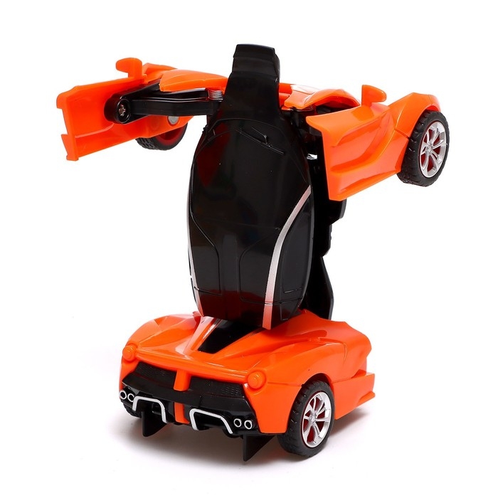 Робот инерционный &laquo;Спорткар&raquo;, трансформируется при столкновении, цвета МИКС