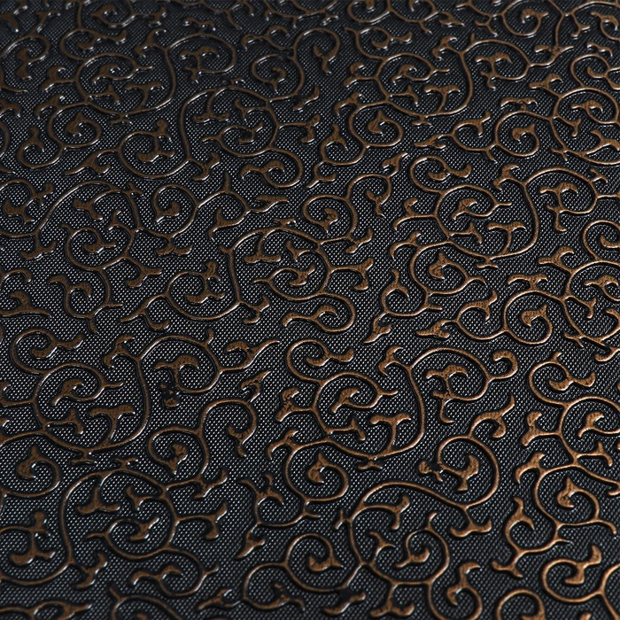 Ежедневник недатир A5 136л кожзам deVENTE. Arcadia,тв обл с пор,перф,ляс, бл70,черн