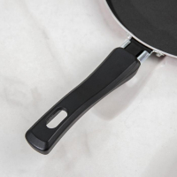 Сковорода блинная &laquo;Эксперт&raquo;, d=22 см, пластиковая ручка, антипригарное покрытие, цвет бордовый