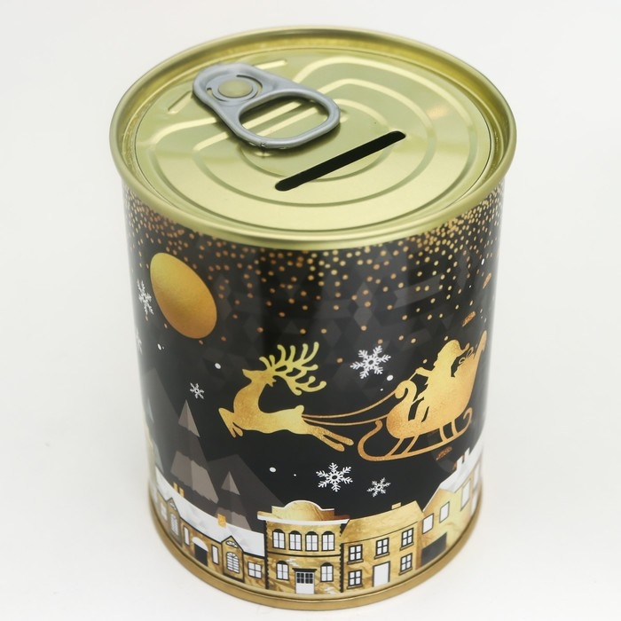 Копилка-банка металл Копилка-банка металл "Исполнения желаний в Новом году"