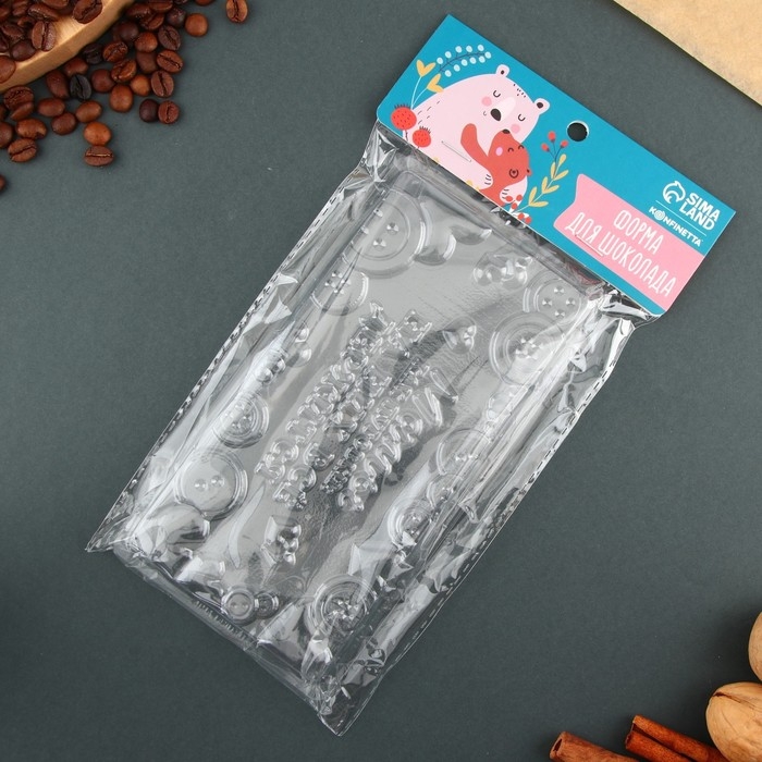 Форма для шоколада - плитка &laquo;Маме&raquo;, 18 х 9,5 см