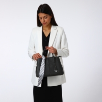 Сумка женская на молнии TEXTURA, средний размер, цвет тёмно-серый Сумка женская на молнии TEXTURA, средний размер, цвет тёмно-серый