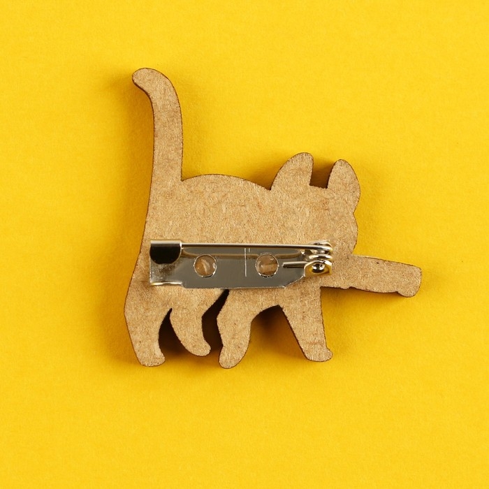 Значок деревянный &laquo;Не беси меня&raquo;, серия мемы , 3,5 х 3,3 см