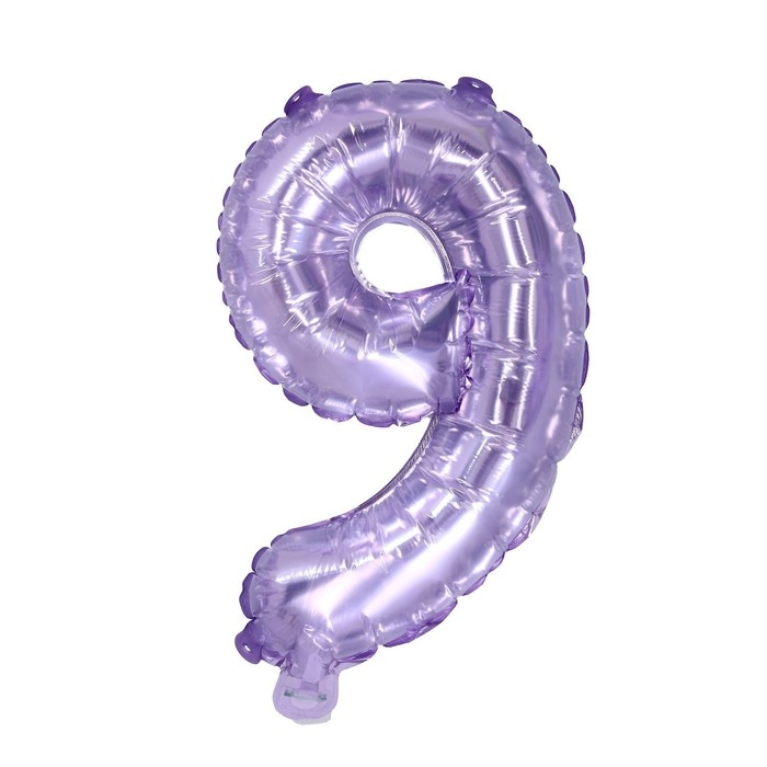 Шар фольгированный 16 Шар фольгированный 16" «Набор 0-9», цвета МИКС