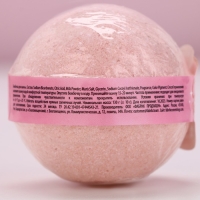 Бомбочка для ванны &laquo;Сладкого Нового Года!&raquo;, 130 г, аромат сладкой клубники, ЧИСТОЕ СЧАСТЬЕ