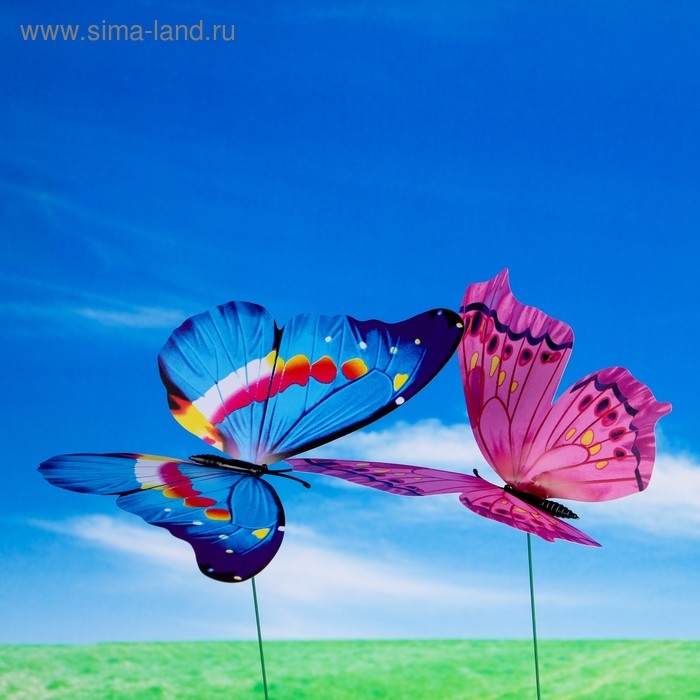 Штекер Штекер "Бабочка Альпина" 21х22см/42 см, МИКС