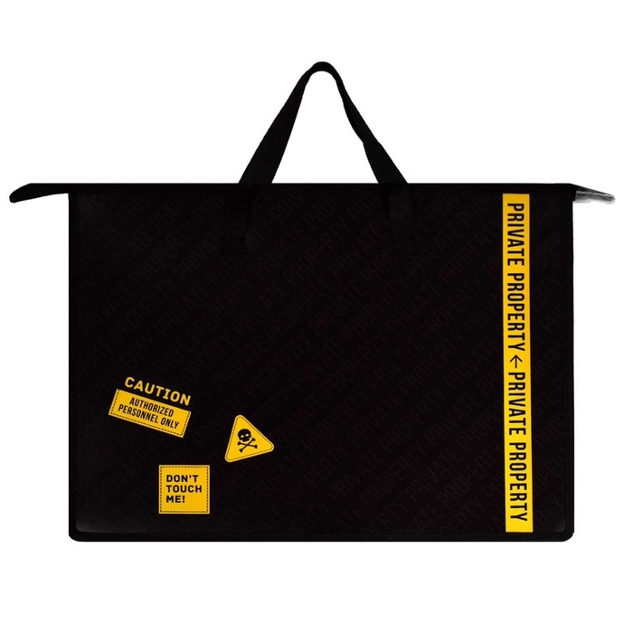 Папка для чертежей и рисунков А3, 450 х 330 х 90 мм, с ручками, пластиковая, молния сверху, Феникс Папка для чертежей и рисунков А3, 450 х 330 х 90 мм, с ручками, пластиковая, молния сверху, Феникс "Частная собственность"