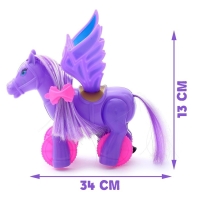 Игрушка заводная «Лошадка- Пегас», МИКС Игрушка заводная «Лошадка- Пегас», МИКС