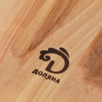 Менажница квадратная Доляна, 28&times;28&times;1,8 см, 5 секций, берёза