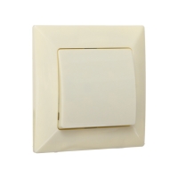 Выключатель Luazon Lighting "Антей", 10 А, 1 клавиша, скрытый, бежевый Выключатель Luazon Lighting "Антей", 10 А, 1 клавиша, скрытый, бежевый