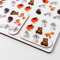 Головоломка &laquo;Найди ряд&raquo;, лесные жители