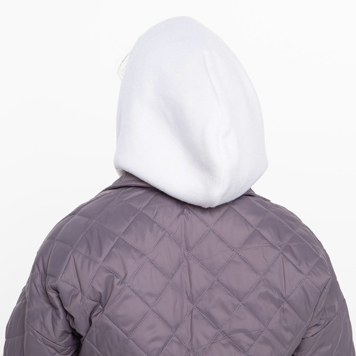 Шапка (капор) женский, цвет молочный, размер 54-58 Шапка (капор) женский, цвет молочный, размер 54-58