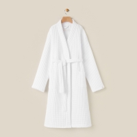 Халат вафельный детский SL HOME: Kids "Блан де Блан", размер 32, 100% хлопок, 280 г/м2 Халат вафельный детский SL HOME: Kids "Блан де Блан", размер 32, 100% хлопок, 280 г/м2