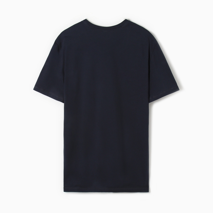 Футболка мужская, цвет тёмно-серый, размер 52