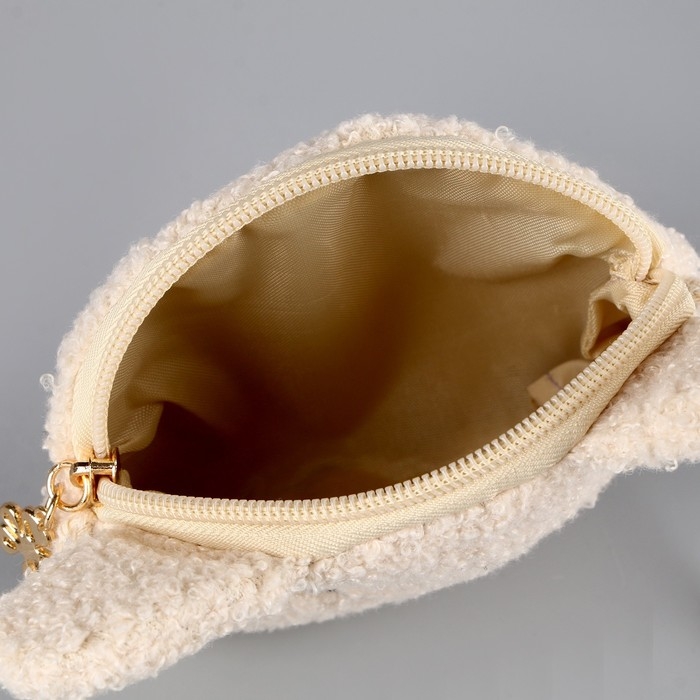 Сумка детская мягкая Сумка детская мягкая "Зайчонок", 15*13 см, бежевый цвет