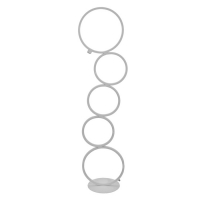 Торшер "Кольца" LED 45Вт 3000-6000К белый 30х30х115 см