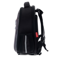 Рюкзак каркасный 38 х 29 х 16 см, 3D эффект, Hatber Ergonomic Plus, Karambit, серый/чёрный NRk_71122 Рюкзак каркасный 38 х 29 х 16 см, 3D эффект, Hatber Ergonomic Plus, Karambit, серый/чёрный NRk_71122