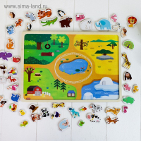 Конструктор магнитный &laquo;Зоопарк&raquo;