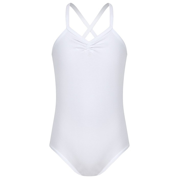 Купальник для гимнастики и танцев Grace Dance, р. 38, цвет белый