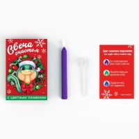 Свеча новогодняя рождественские гадания «Новый год: Свеча счастья», 6 х 4 х 1,5 см Свеча новогодняя рождественские гадания «Новый год: Свеча счастья», 6 х 4 х 1,5 см