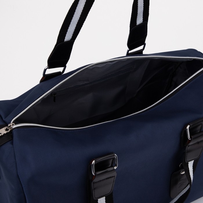 Сумка спортивная на молнии, средний размер, цвет синий Сумка спортивная на молнии, средний размер, цвет синий