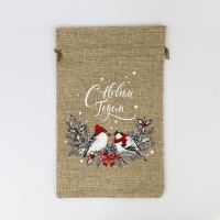 Мешок с термонаклейкой &laquo;С Новым Годом&raquo;, 16 х 24 см +/- 1.5 см, Новый год