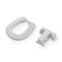 Ручка-кнопка CAPPIO EARRING, алюминий, цвет белый Ручка-кнопка CAPPIO EARRING, алюминий, цвет белый