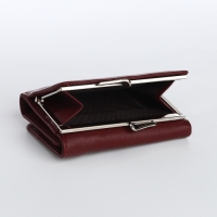 Кошелёк женский на магните, цвет бордовый Кошелёк женский на магните, цвет бордовый