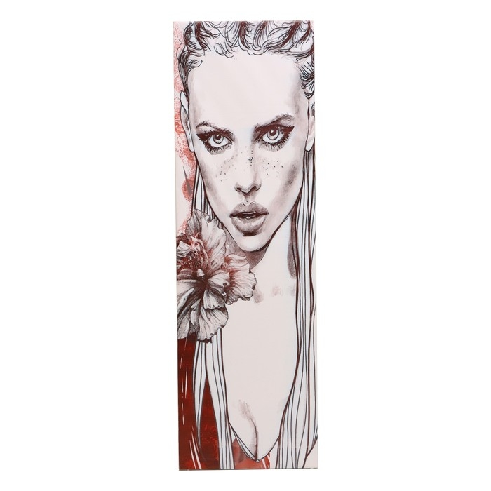 Ширма интерьерная (панель доборная) "Роковые девушки №1", 50 х 160 см (петли в комплекте)