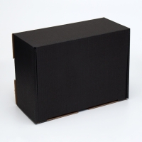 Коробка самосборная, черная, 22 х 16,5 х 10 см
