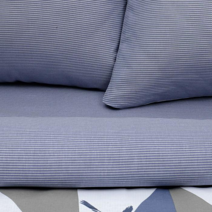 Постельное бельё "Этель" евро Геометрия леса 200*217 см, 240*220 см, 70*70 см -2 шт