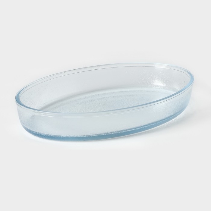 Блюдо стеклянное овальное для запекания, 32&times;22&times;5 см
