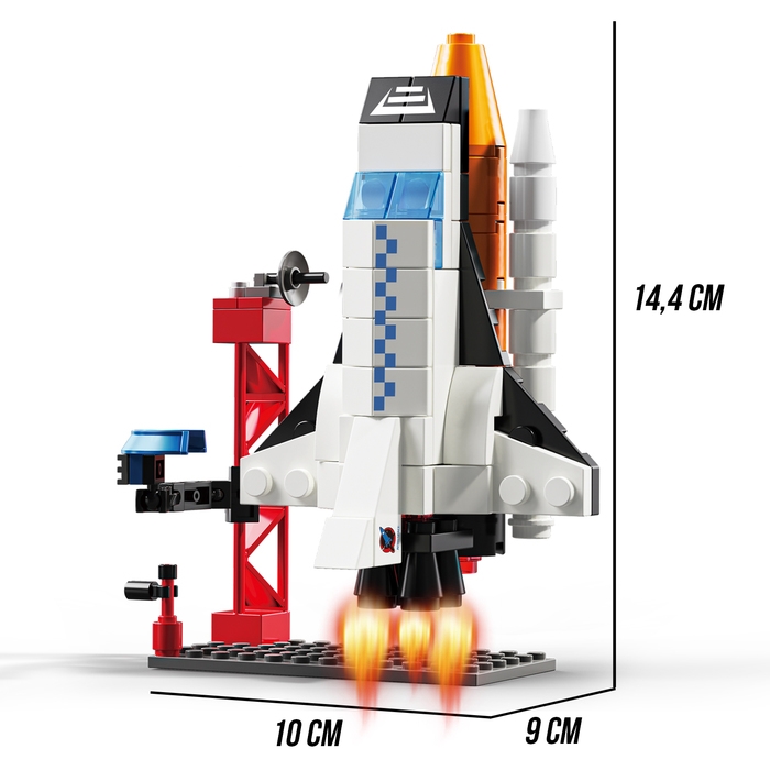Конструктор &laquo;Космос. Шаттл&raquo;, 105 деталей