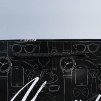 Пакет подарочный ламинированный горизонтальный, упаковка, &laquo;23 февраля&raquo;, MS 23 х 18 х 8 см