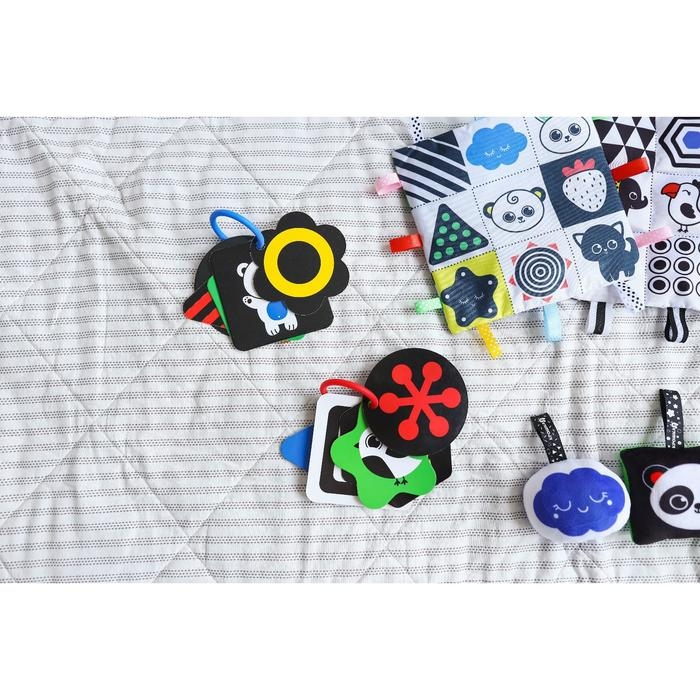 Развивающая игрушка по методике Г. Домана карточки на кольце &laquo;Зверята&raquo;, 5 шт., Крошка Я