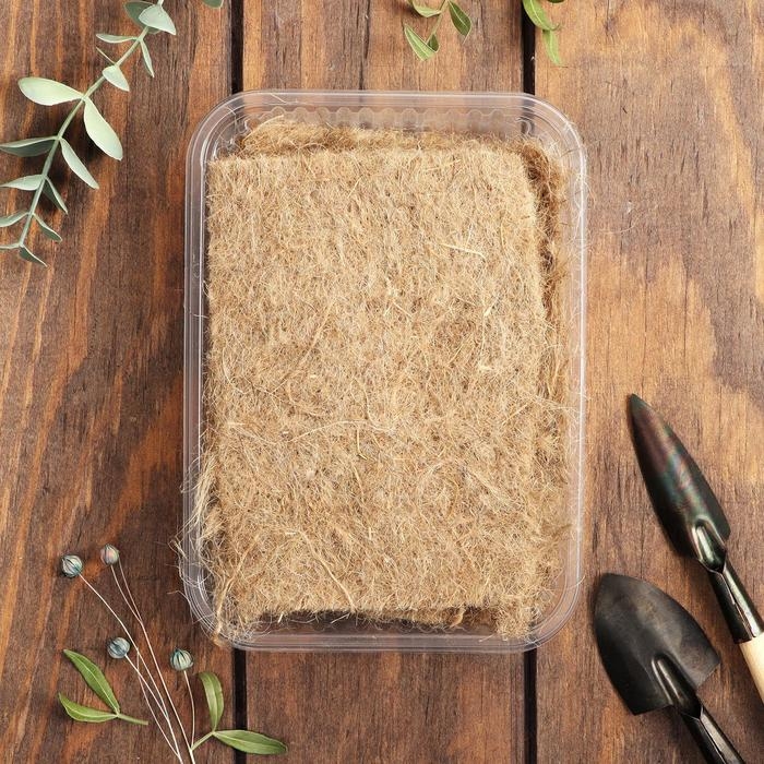 Набор джутовых ковриков для микрозелени 5 шт. с боксами 5 шт Набор джутовых ковриков для микрозелени 5 шт. с боксами 5 шт "Рецепты Дедушки Никиты" №1