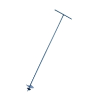 Бур садовый, шнековый, d=200 мм, длина 2 м, цвет МИКС Бур садовый, шнековый, d=200 мм, длина 2 м, цвет МИКС