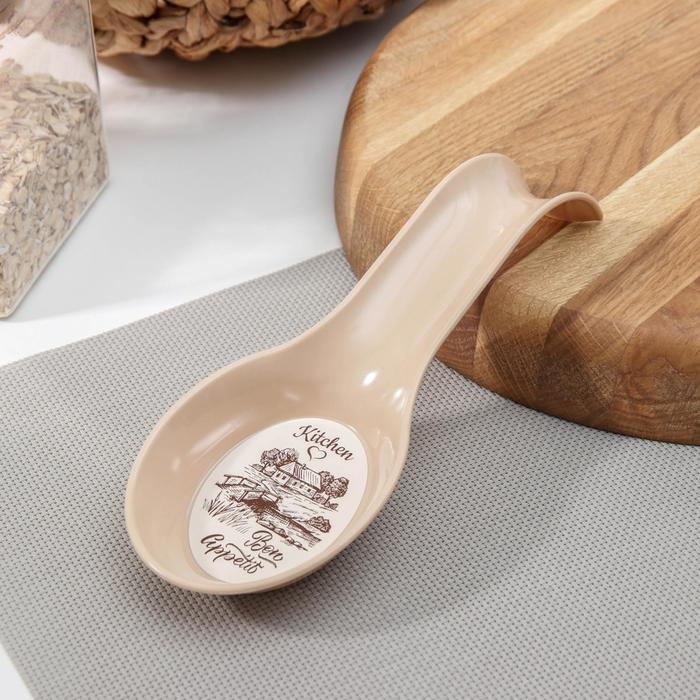 Подставка для ложки &laquo;Смайл&raquo;, цвета МИКС