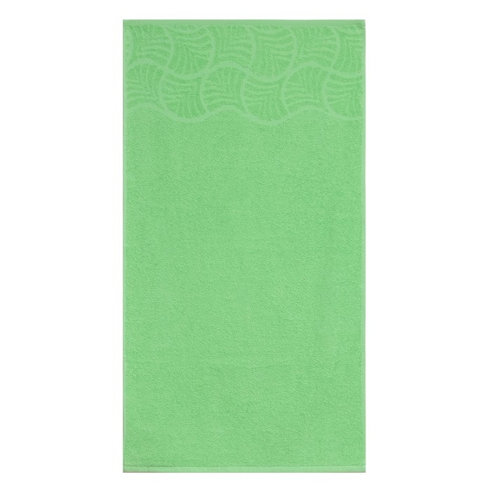 Полотенце махровое Волна 70х130см, цв.1057 св.зеленый, 300г/м, хлопок 100%