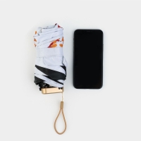 Зонт женский &laquo;Осеннее настроение&raquo;, 6 спиц, складывается в размер телефона.