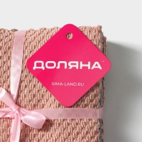 Набор салфеток из микрофибры Доляна &laquo;Бантик&raquo;, 30&times;30 см, 5 шт