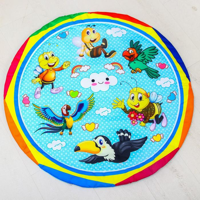 Развивающий музыкальный коврик «Сказочное облако», 85х85 см. Развивающий музыкальный коврик «Сказочное облако», 85х85 см.